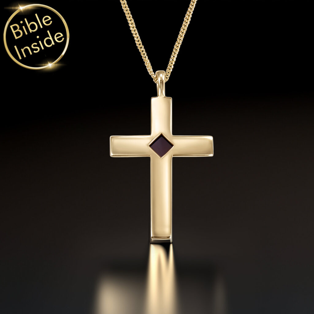 Nano Gold Jewelry Showcasing Bible Chip Inlaid in Sterling Silver Bracelet From My Nano Jewelry