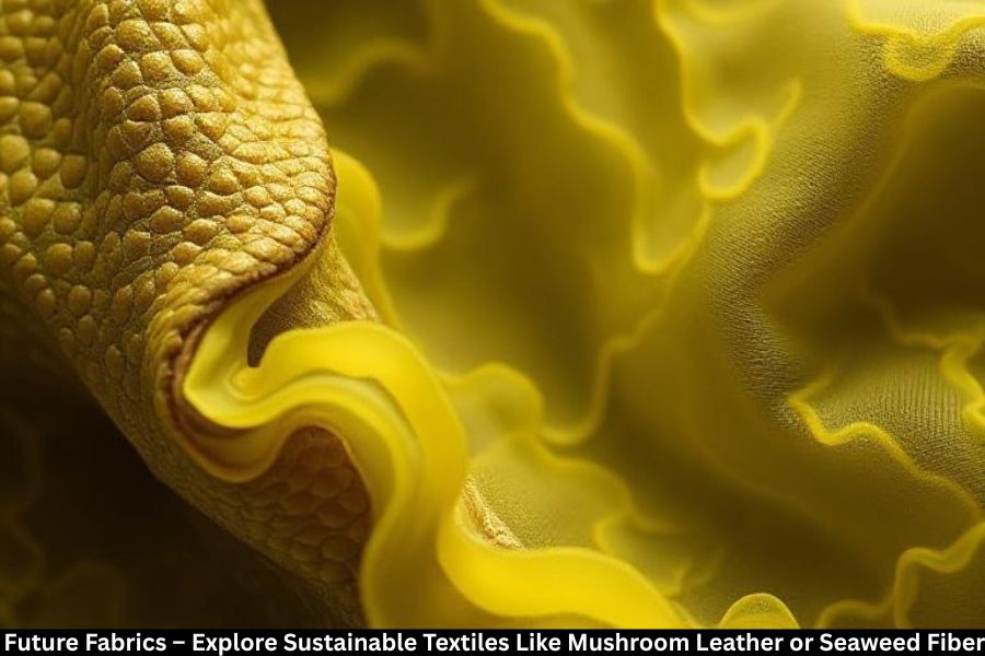 Future Fabrics – Explore Sustainable Textiles Like Mushroom Leather or Seaweed Fiber